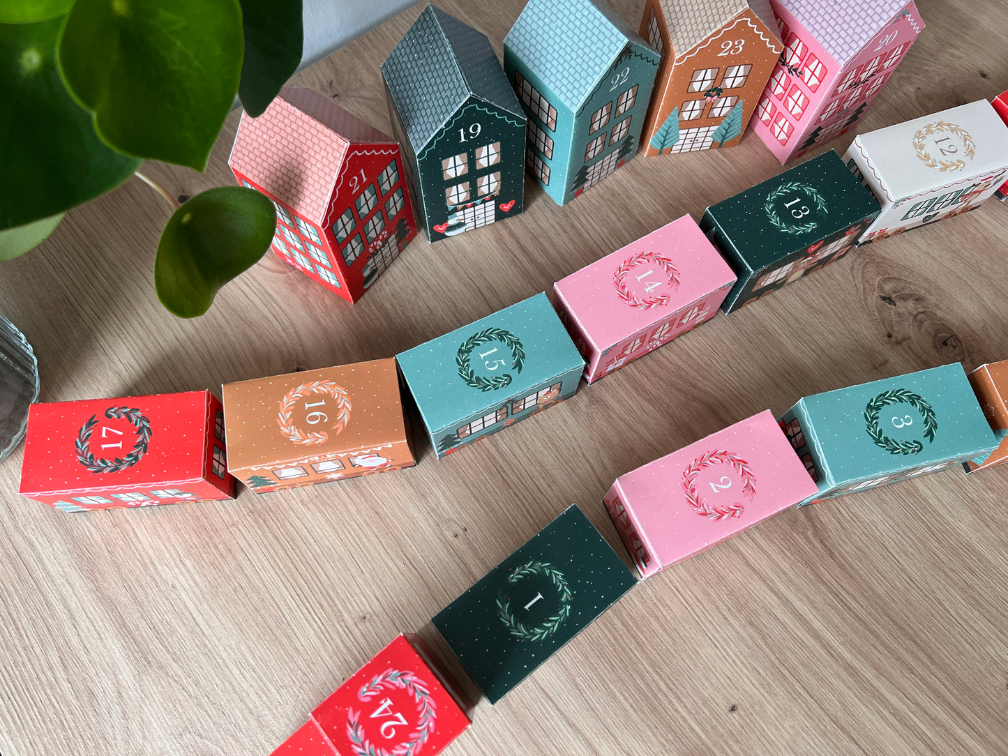 Adventskalender Zug Bastel-Set DIY