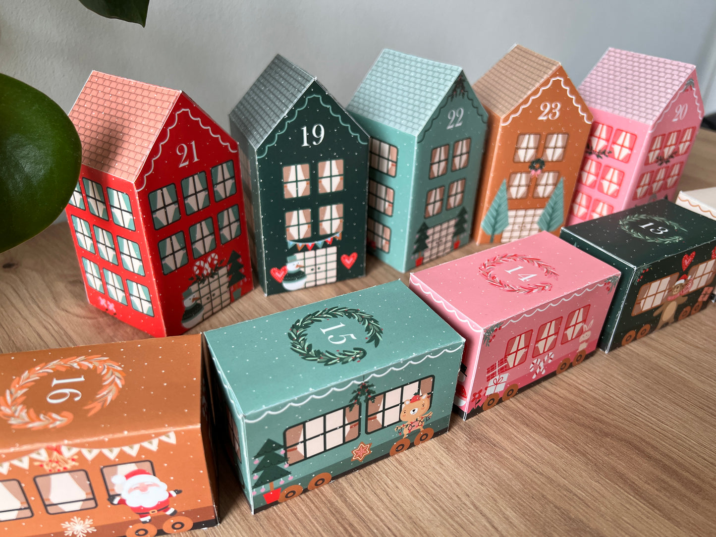 Adventskalender Zug Bastel-Set DIY