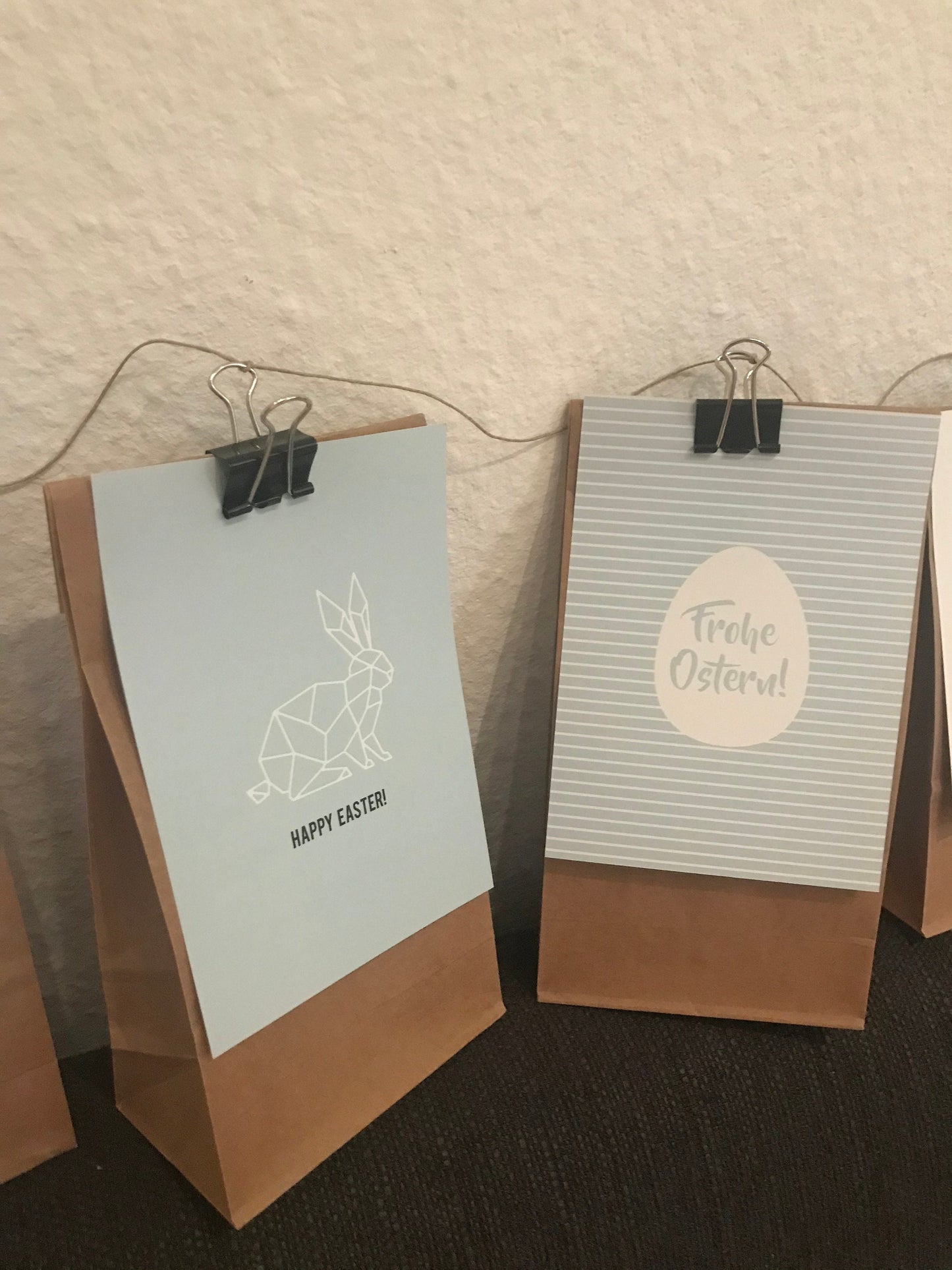 Osterkarten hellblau 6er Set