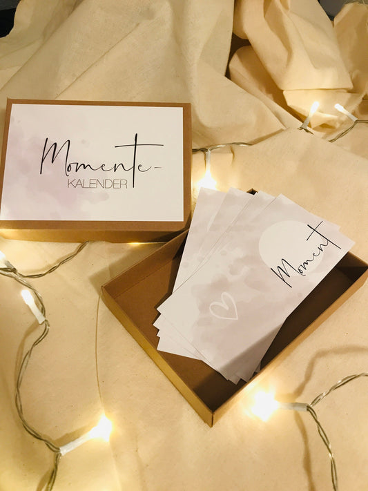 Momente-Box Adventskalender mit 24 Clips